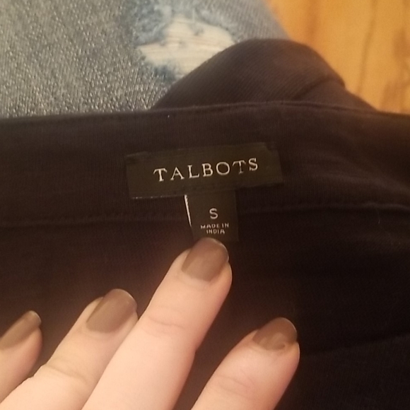 Talbots black cotton dress S - Picture 5 of 5